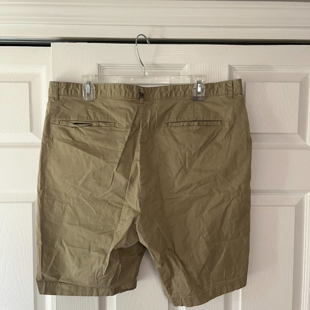 Calvin Klein Men's Khaki Short, 38W, Tan/Brown/Cream
